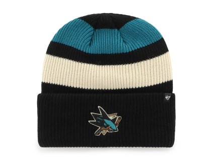 Pánská zimní čepice San Jose Sharks NHL Clubhouse Jennings ’47 Cuff Knit