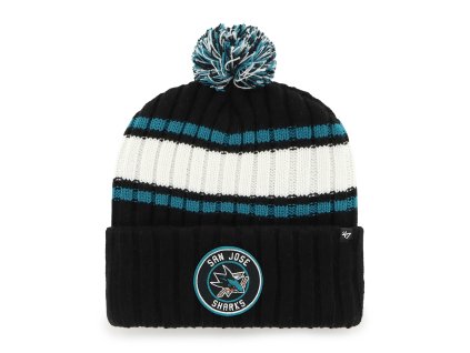Pánská zimní čepice San Jose Sharks NHL Plateau ’47 Cuff Knit
