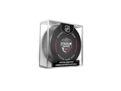 Puk 2023 NHL Stadium Series Raleigh Official Game Puck