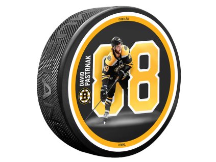 Puk Boston Bruins David Pastrňák #88 Breakout Series Puck