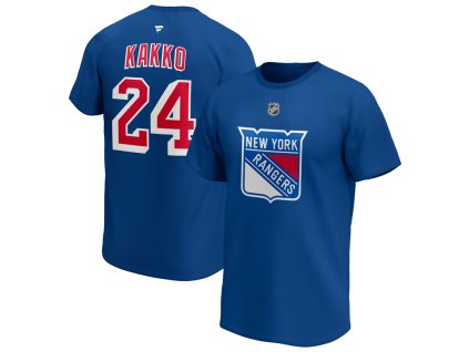 Pánské tričko Kaapo Kakko New York Rangers NHL Authentic Stack Name & Number