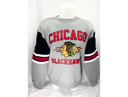 Pánská mikina Chicago Blackhawks NHL All Over Crew 4.0 Current Logo