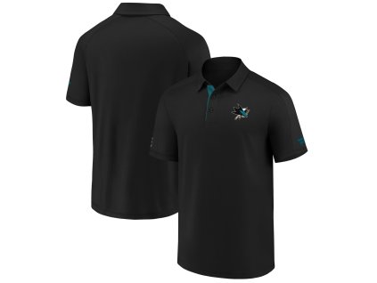 Pánské tričko San Jose Sharks NHL Authentic Rinkside Performance Polo