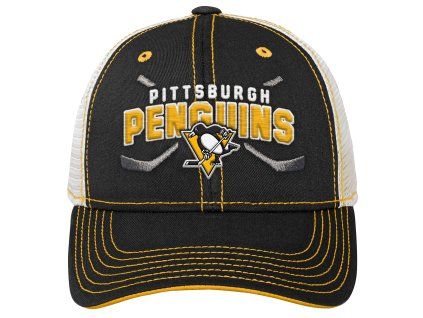 Detská šiltovka Pittsburgh Penguins NHL Lockup Meshback Adjustable