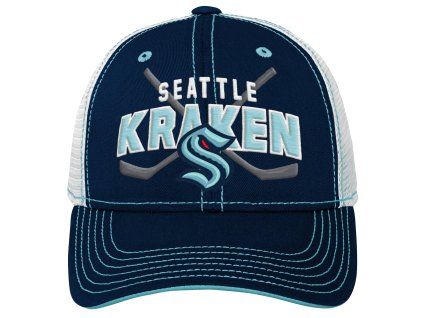 Detská šiltovka Seattle Kraken NHL Lockup Meshback Adjustable