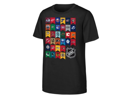 Detské Tričko NHL Hanging Banners Ctn Tee