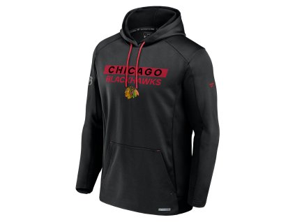 Pánská mikina Chicago Blackhawks NHL AP Rink Poly Fleece Pullover Hood