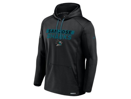 Pánská mikina San Jose Sharks NHL AP Rink Poly Fleece Pullover Hood