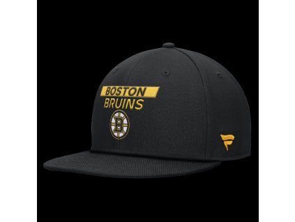 Pánská kšiltovka Boston Bruins NHL AP Rink Prime Structured Mid Crown Adj. Squarevisor Snapback
