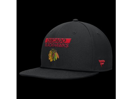 Pánská kšiltovka Chicago Blackhawks NHL AP Rink Prime Structured Mid Crown Adj. Squarevisor Snapback
