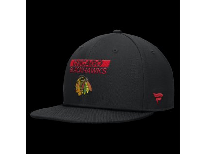 Pánská kšiltovka Chicago Blackhawks NHL AP Rink Prime Structured Mid Crown Adj. Squarevisor Snapback