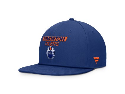 Pánská kšiltovka Edmonton Oilers NHL AP Rink Prime Structured Mid Crown Adj. Squarevisor Snapback
