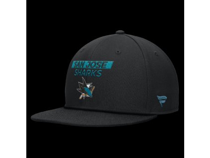 Pánská kšiltovka San Jose Sharks NHL AP Rink Prime Structured Mid Crown Adj. Squarevisor Snapback