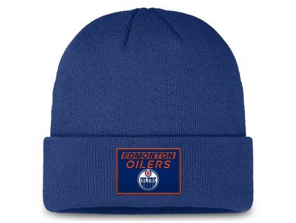 Pánská zimní čepice Edmonton Oilers NHL Authentic Pro Rink Prime Cuffed Beanie