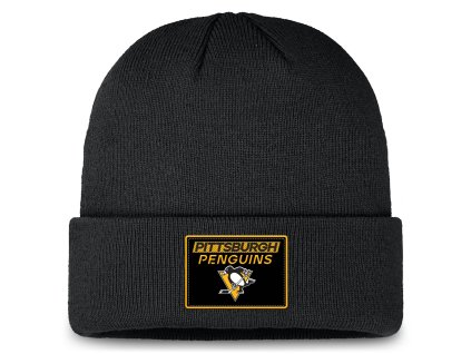 Pánská zimní čepice Pittsburgh Penguins NHL Authentic Pro Rink Prime Cuffed Beanie