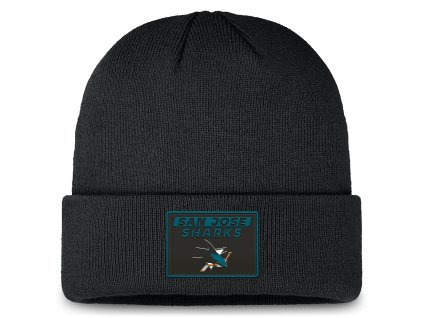Pánská zimní čepice San Jose Sharks NHL Authentic Pro Rink Prime Cuffed Beanie