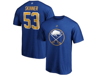 Pánské tričko Jeff Skinner #53 Buffalo Sabres NHL Stack Logo Name & Number