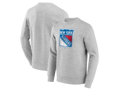Pánská mikina New York Rangers NHL Primary Logo Graphic Crew Sweatshirt - VALUE