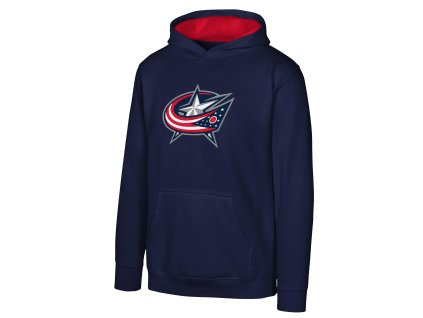 Dětská mikina Columbus Blue Jackets NHL Prime Po Flc Hood -Home