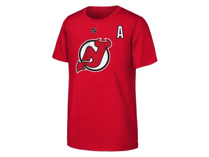 Dětské tričko Ondřej Palát New Jersey Devils NHL Flat Alt.Captains N&N Ss Tee
