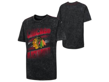 Dětské tričko Chicago Blackhawks NHL Fresh Mindset Crew Nk Mineral