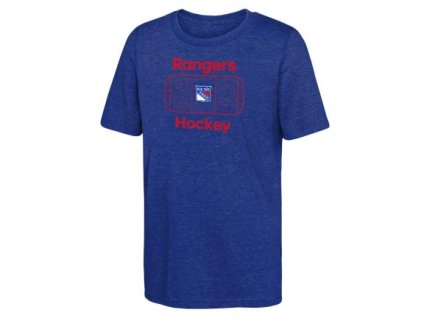 Dětské tričko New York Rangers NHL Goal Tender Ss Triblend Tee