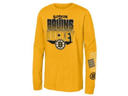 Dětské tričko Boston Bruins NHL Stand Out Ls Ctn Tee
