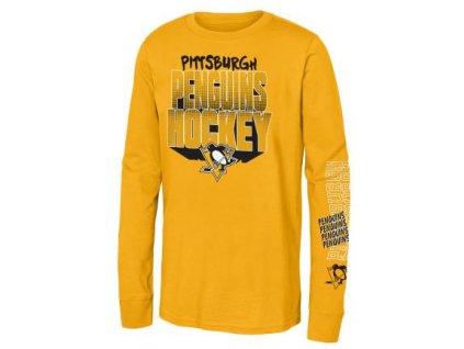Dětské tričko Pittsburgh Penguins NHL Stand Out Ls Ctn Tee