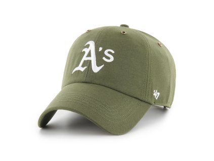 Pánská kšiltovka Oakland Athletics MLB Petal Side ’47 CLEAN UP Sandalwood