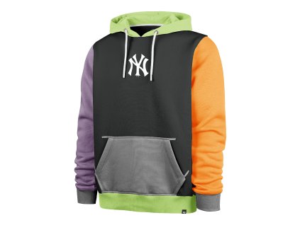 Pánská mikina New York Yankees MLB ’47 NEW BLOCK Hood Graphite