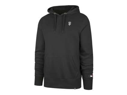 Pánská mikina San Francisco Giants MLB Base Runner LC EMB ’47 BURNSIDE Hood Graphite