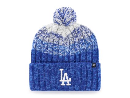 Pánská zimní čepice Los Angeles Dodgers MLB Cascade ’47 CUFF KNIT Royal