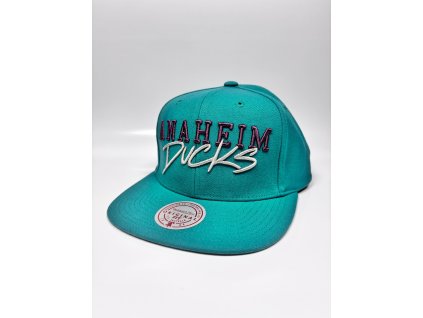 Pánska Šiltovka Anaheim Ducks Team Tagged Snapback Vntg