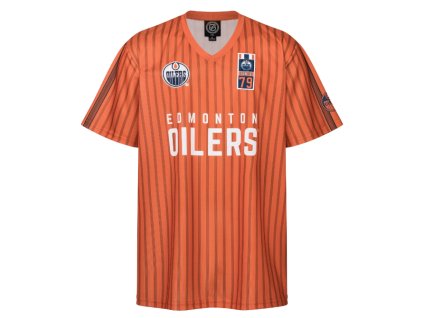 Pánské tričko Edmonton Oilers NHL Soccer Style Jersey