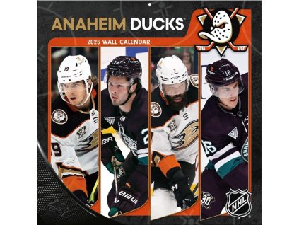 Kalendář Anaheim Ducks NHL 2025 Wall Calendar