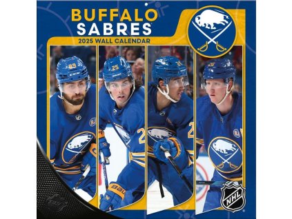Kalendář Buffalo Sabres NHL 2025 Wall Calendar