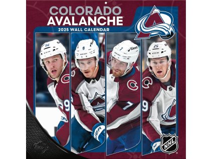 Kalendář Colorado Avalanche NHL 2025 Wall Calendar