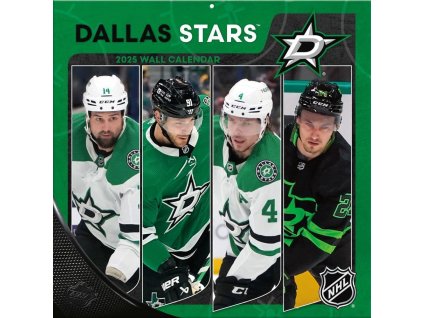 Kalendář Dallas Stars NHL 2025 Wall Calendar