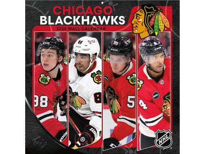 Kalendár Chicago Blackhawks 2025 Wall Calendar