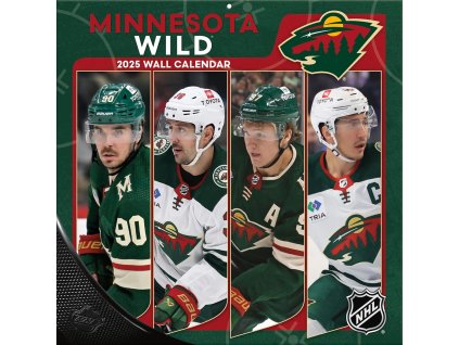 Kalendář Minnesota Wild NHL 2025 Wall Calendar
