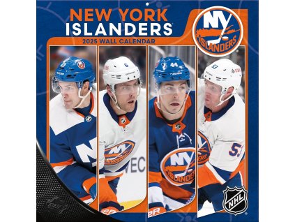 Kalendář New York Islanders NHL 2025 Wall Calendar