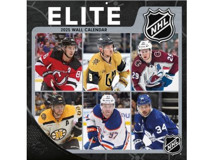 Kalendár NHL Elite 2025 Wall Calendar