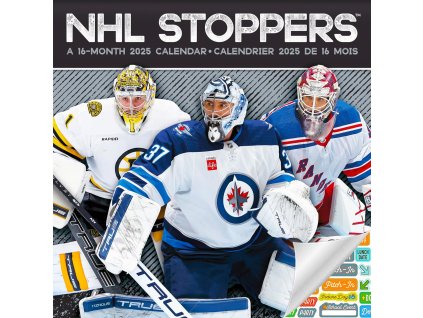 Kalendár NHL Stoppers 2025 Wall Calendar