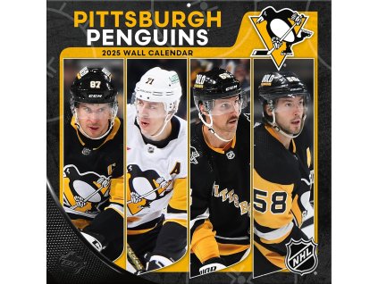 Kalendář Pittsburgh Penguins NHL 2025 Wall Calendar
