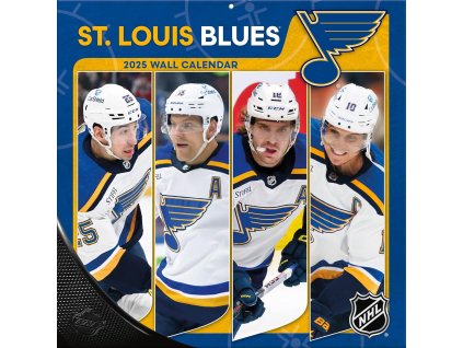 Kalendář St. Louis Blues NHL 2025 Wall Calendar