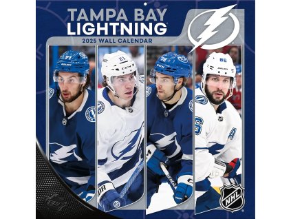 Kalendář Tampa Bay Lightning NHL 2025 Wall Calendar