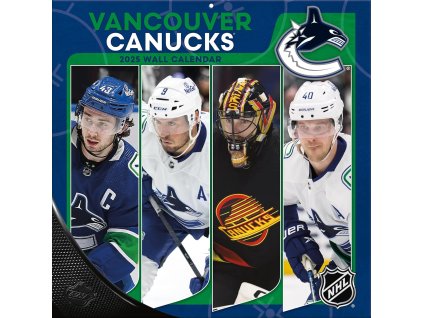 Kalendář Vancouver Canucks NHL 2025 Wall Calendar