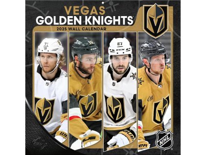 Kalendář Vegas Golden Knights NHL 2025 Wall Calendar