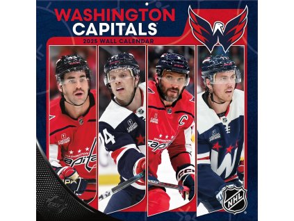 Kalendář Washington Capitals NHL 2025 Wall Calendar