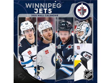 Kalendář Winnipeg Jets NHL 2025 Wall Calendar